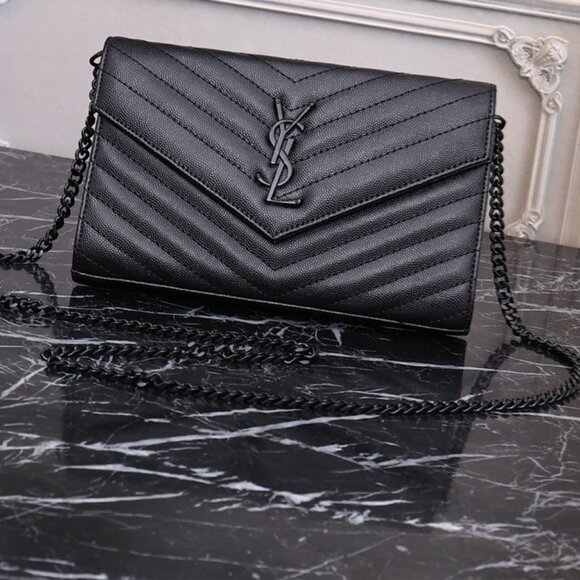 Yves Saint Laurent Black shoulder bag - Picture 1 of 8